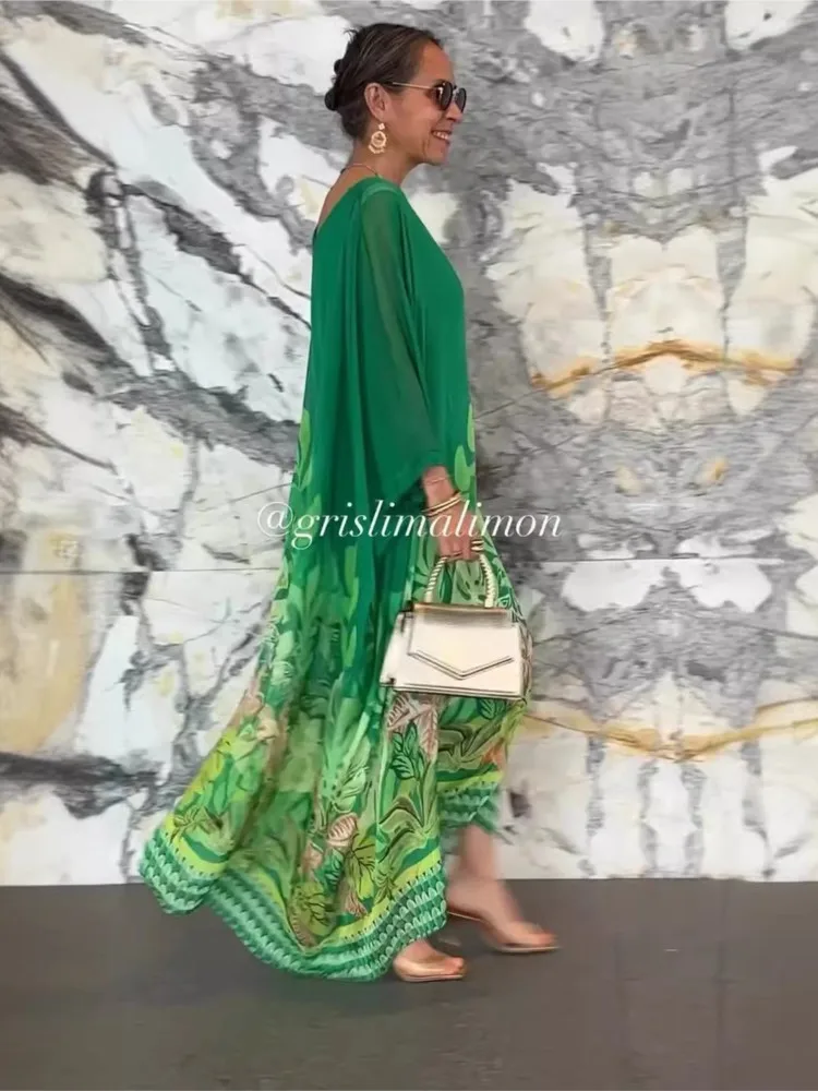 Spring Summer Chiffon Long Dress Women Midi Dresses Female Long Sleeve Printed Loose Casual Dressess,Boho Holiday Beach Skirt
Spring Summer Chiffon Long Dress Women Midi Dresses Female Long Sleeve Printed Loose Casual Dressess,Boho Holiday Beach Skirt