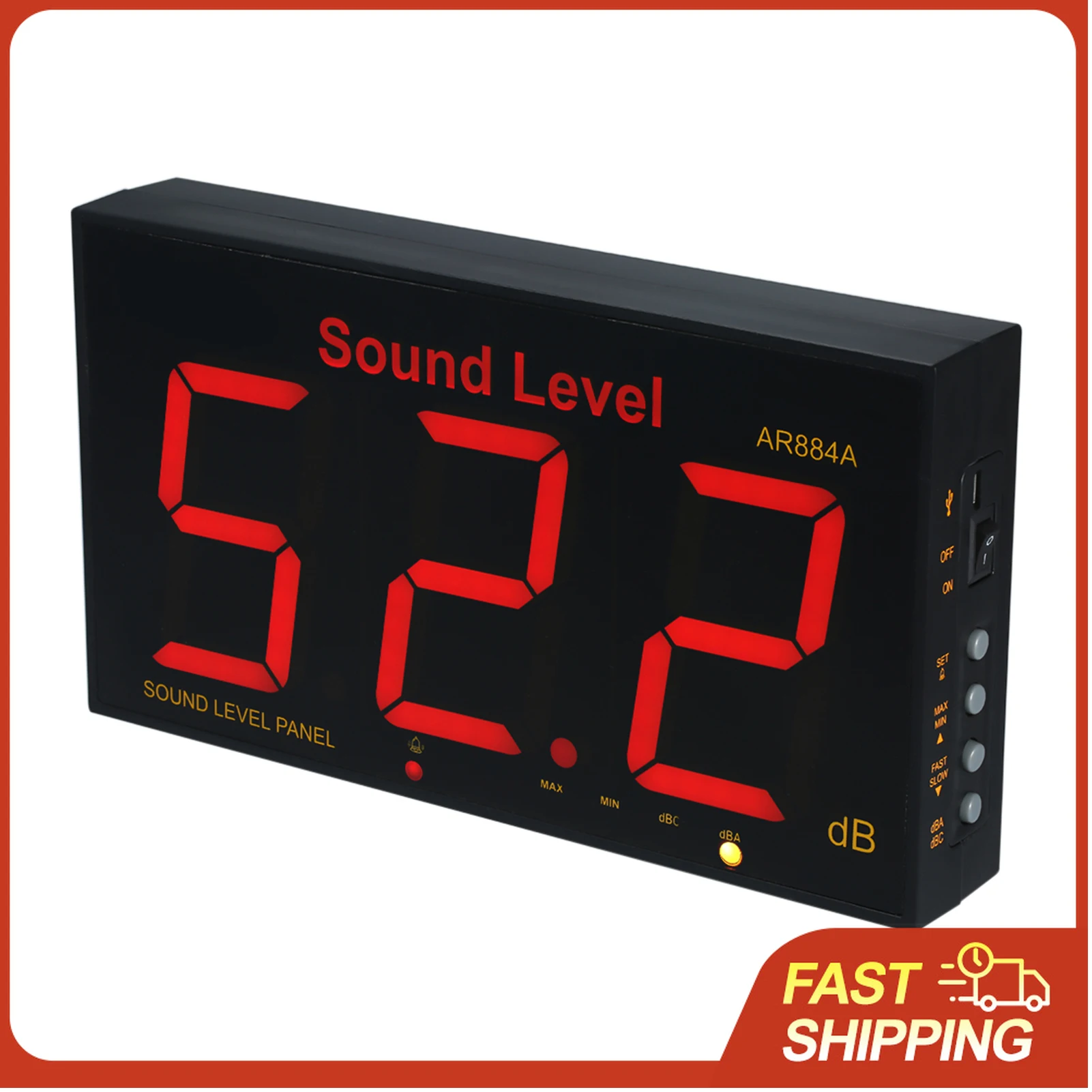 Измеритель уровня звука, настенный децибелометр, шумомер с ЖК-экраном, от 30 до 130 дБ, для дома, школы, фабрики
Измеритель уровня звука, настенный децибелометр, шумомер с ЖК-экраном, от 30 до 130 дБ, для дома, школы, фабрики