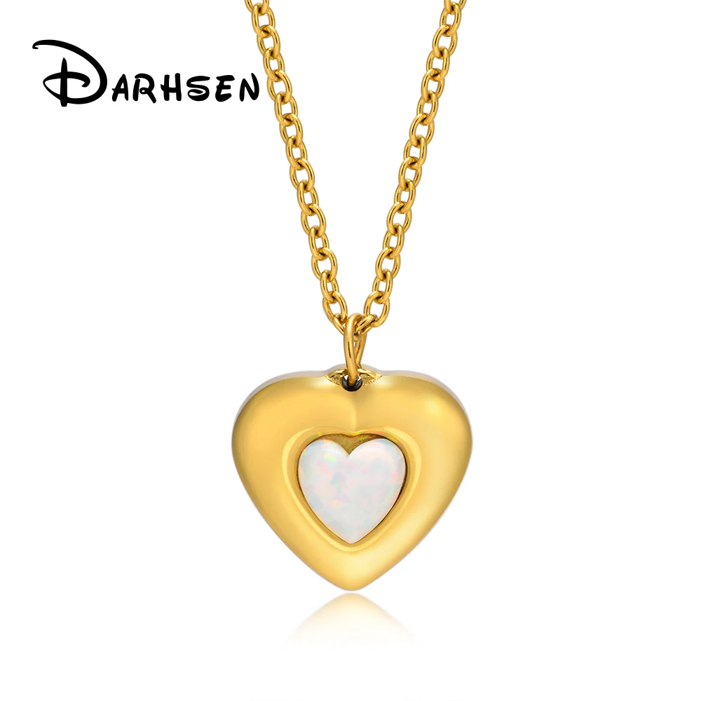 DARHSEN Gold Color Girls Child Women Heart Pendant Necklaces Stainless Steel Fashion jewelry Gift New Arrival 2022
DARHSEN Gold Color Girls Child Women Heart Pendant Necklaces Stainless Steel Fashion jewelry Gift New Arrival 2022