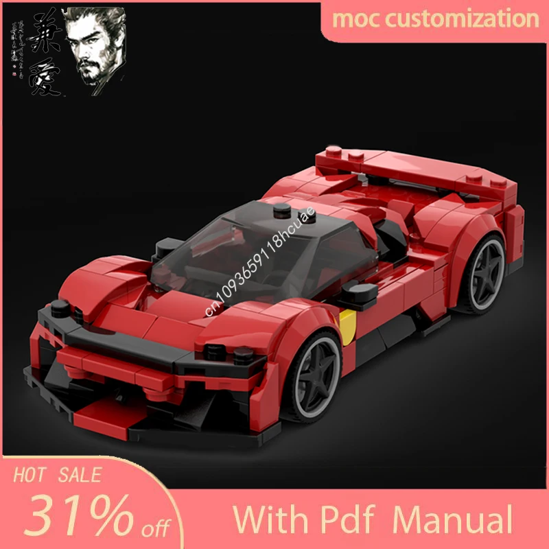 284pcs MOC Speed Champion City Car Ferraried F80 Supercar Building Blocks Technique Racing Creative Garage Brick Toys Gifts
284pcs MOC Speed Champion City Car Ferraried F80 Supercar Building Blocks Technique Racing Creative Garage Brick Toys Gifts