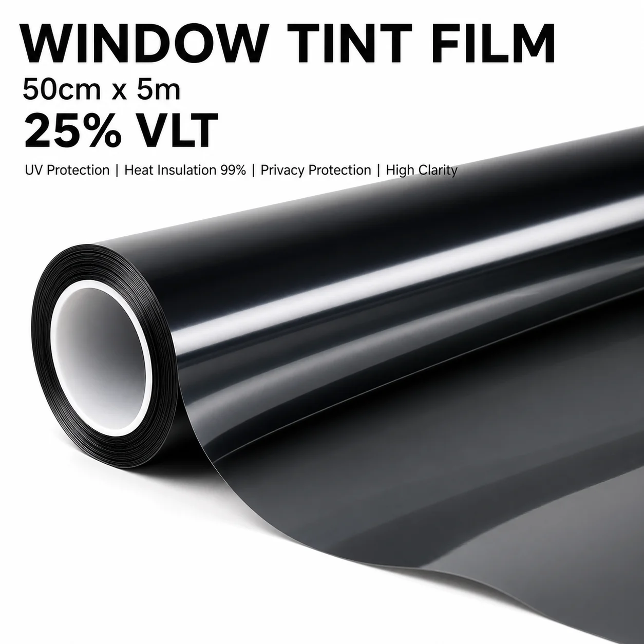 25% VLT Medium Smoke Nano Ceramic Car Window Tint Film 50cmX500cm Rear Window Car Styling Curl Sheet Cuttable Tint Roll Shade UV
25% VLT Medium Smoke Nano Ceramic Car Window Tint Film 50cmX500cm Rear Window Car Styling Curl Sheet Cuttable Tint Roll Shade UV