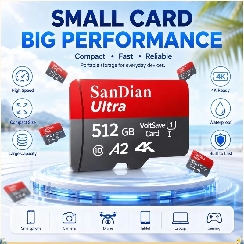 128GB 256GB Micro TF/ SD Card Class 10 High Speed Memory Cards Stable Performance SD Memory Card for Phones/Digital Camera/MP3
128GB 256GB Micro TF/ SD Card Class 10 High Speed Memory Cards Stable Performance SD Memory Card for Phones/Digital Camera/MP3