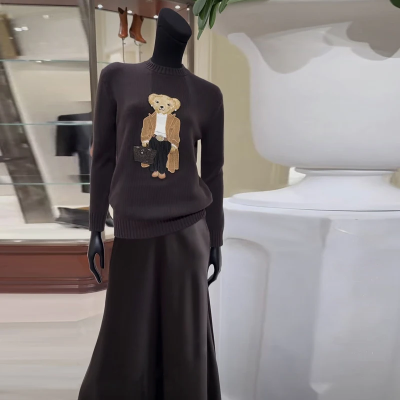 Camere свитер с вышивкой в стиле ретро для девочек ort Sve с высокой талией, осенне-зимний комплект Faion, повседневная удобная основа...
Camere свитер с вышивкой в стиле ретро для девочек ort Sve с высокой талией, осенне-зимний комплект Faion, повседневная удобная основа...