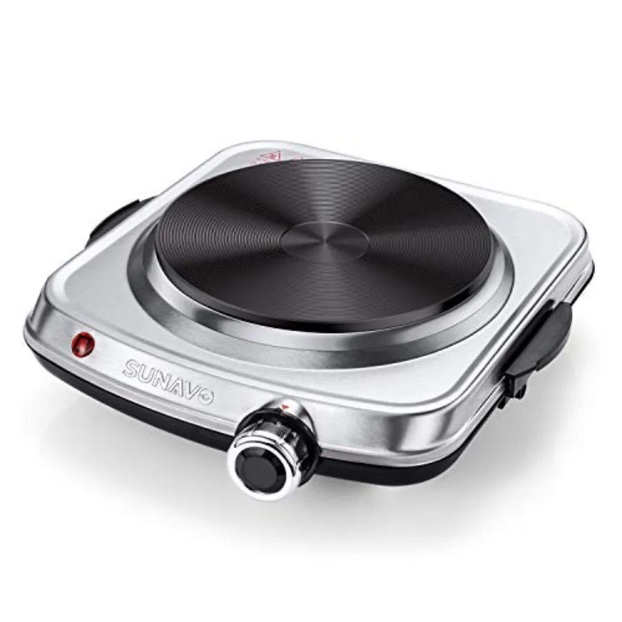 1500W Hot Plates for Cooking Electric Single Burner with Handles 6 Power Levels Stainless Steel Hot Plate for Kitchen Camping R
1500W Hot Plates for Cooking Electric Single Burner with Handles 6 Power Levels Stainless Steel Hot Plate for Kitchen Camping R