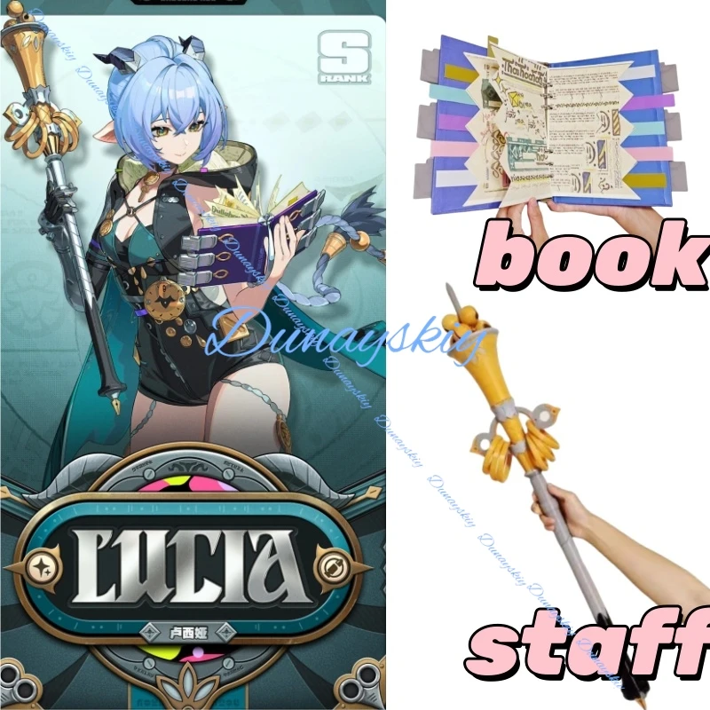 Игра Zenless Zone Zero Lucia, реквизит для косплея, аниме, аксессуары для книг, карнавальный костюм на Хэллоуин
Игра Zenless Zone Zero Lucia, реквизит для косплея, аниме, аксессуары для книг, карнавальный костюм на Хэллоуин