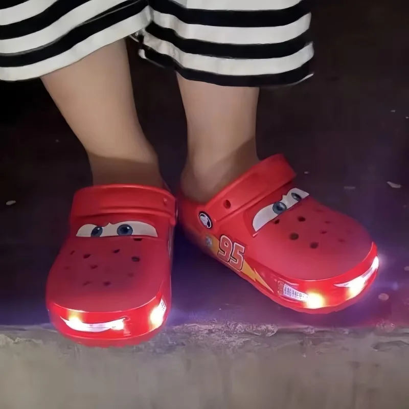 Disney Lightning Mcqueen Pixar Flashing Light Outdoor Beach Slippers Cute Cartoon Anime Pool Anti Slip No95 Cars Slippers
Disney Lightning Mcqueen Pixar Flashing Light Outdoor Beach Slippers Cute Cartoon Anime Pool Anti Slip No95 Cars Slippers