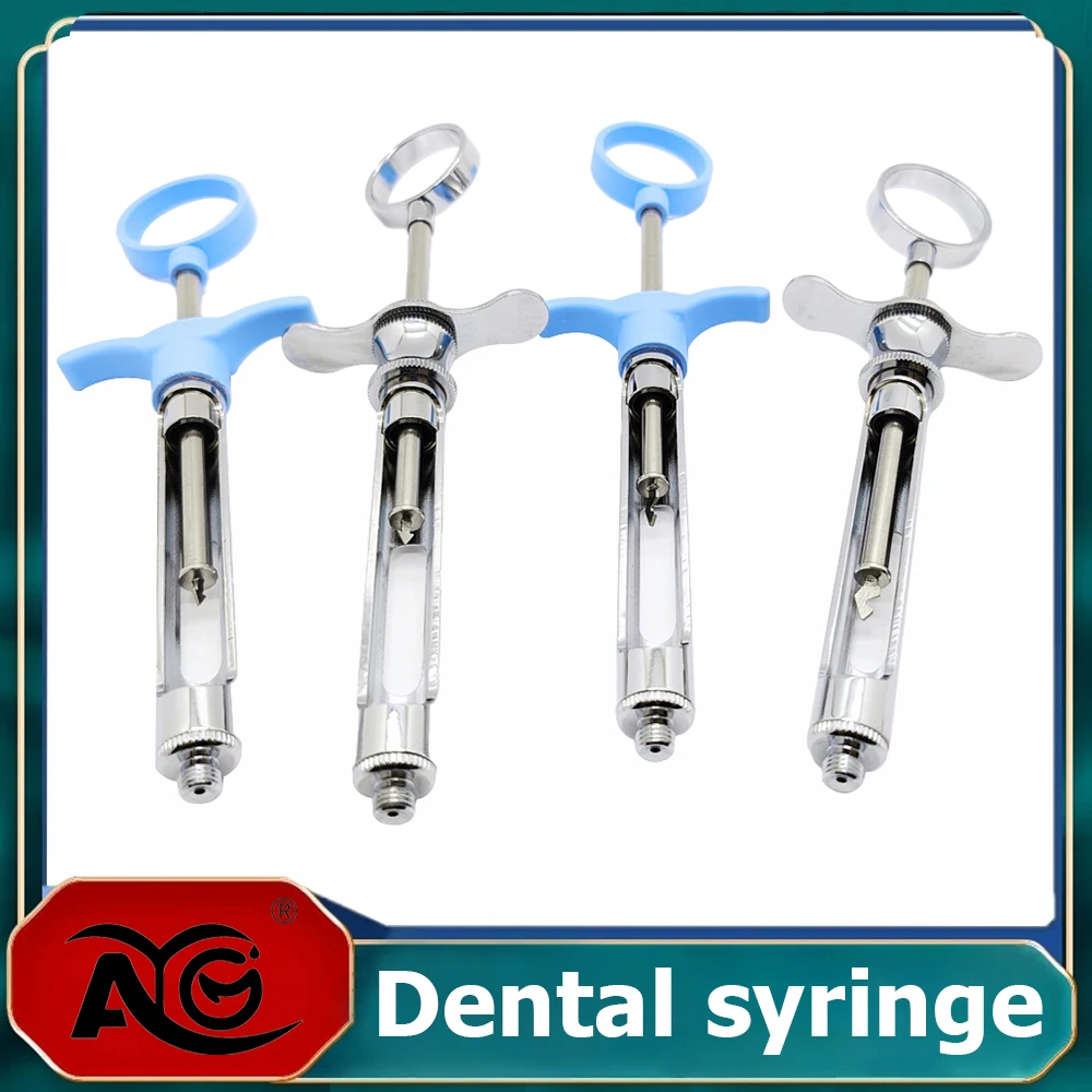 AG Stainless Steel Dental Aspirating Syringe Dentist Injector Surgical Instrument Tool Dental Supplies
AG Stainless Steel Dental Aspirating Syringe Dentist Injector Surgical Instrument Tool Dental Supplies