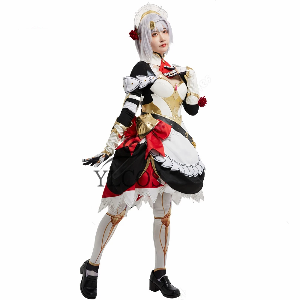 Game Noelle Cosplay Costume Wig Halloween Party Dress Maid Outfit For Women Girls Cute Suit
Game Noelle Cosplay Costume Wig Halloween Party Dress Maid Outfit For Women Girls Cute Suit