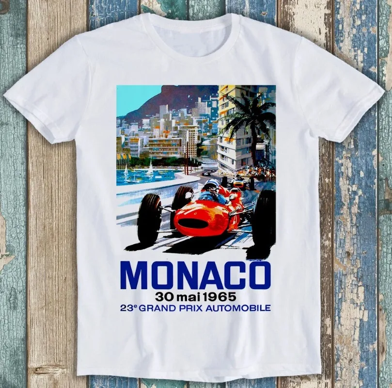 Monaco Grand Prix Race Vintage Auto Racing Забавный подарок Свободная и дышащая мужская и женская футболка из чистого хлопка с круглым вырезом
Monaco Grand Prix Race Vintage Auto Racing Забавный подарок Свободная и дышащая мужская и женская футболка из чистого хлопка с круглым вырезом