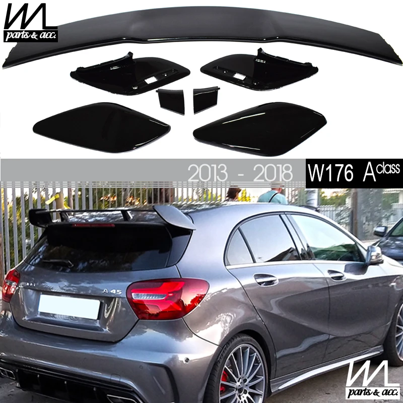 Задние крылья глянцевый черный ABS пластик для Mercedes Benz W176 A класс для AMG STYLE A45 2013-2018 A180 A200 задний спойлер на крыло, крышу
Задние крылья глянцевый черный ABS пластик для Mercedes Benz W176 A класс для AMG STYLE A45 2013-2018 A180 A200 задний спойлер на крыло, крышу