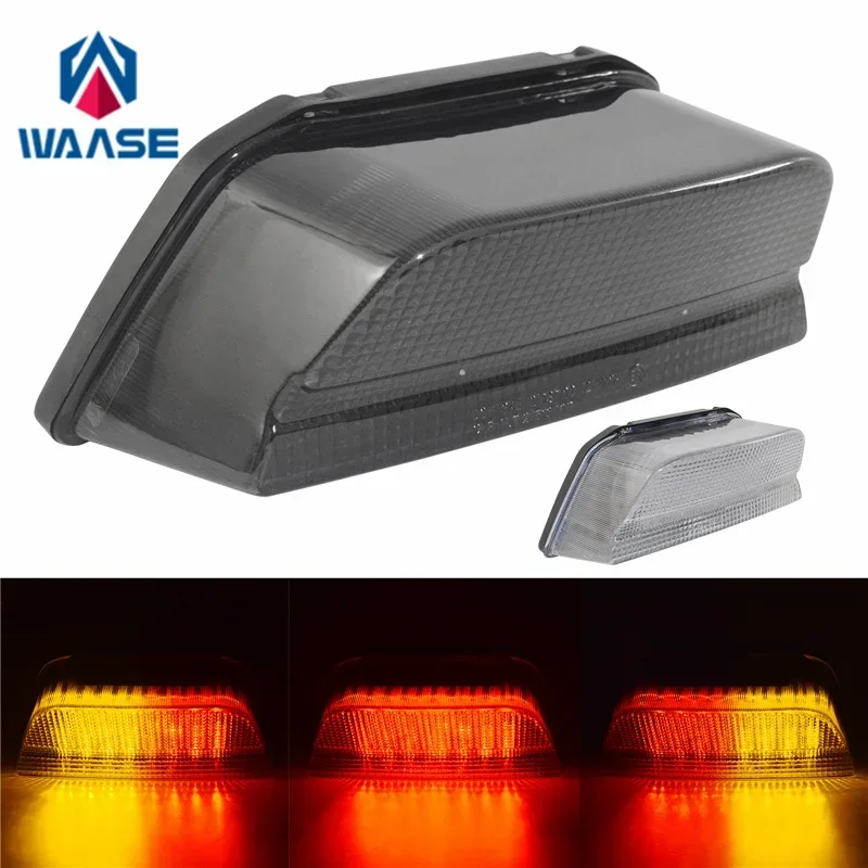 waase For Kawasaki ZRX400 ZR1100 ZRX1100 ZR1200 ZRX1200 ZRX1300 E-Mark Rear Tail Light Brake Turn Signals Integrated LED Light
waase For Kawasaki ZRX400 ZR1100 ZRX1100 ZR1200 ZRX1200 ZRX1300 E-Mark Rear Tail Light Brake Turn Signals Integrated LED Light