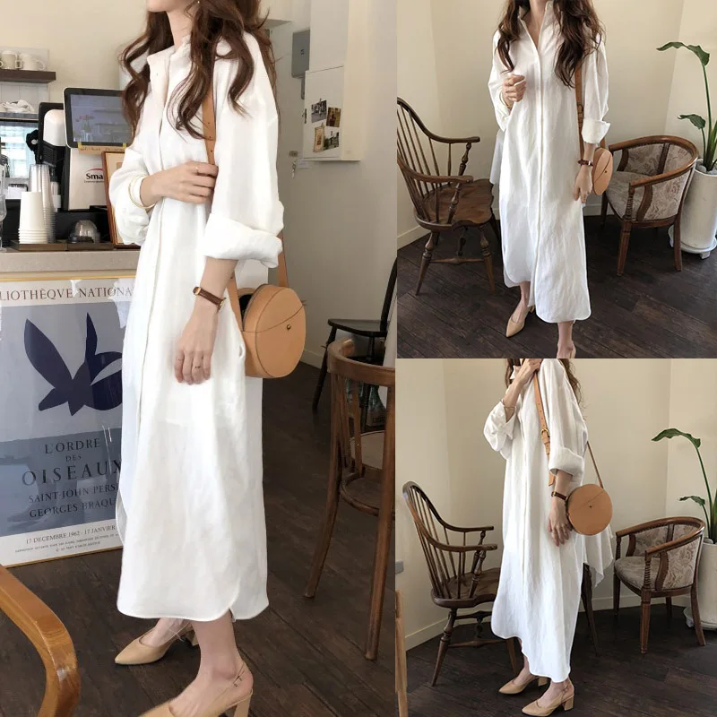 Long White Women Shirts Summer New Design 2023 Loose Long-Sleeved Casual Female Outwear Tops
Long White Women Shirts Summer New Design 2023 Loose Long-Sleeved Casual Female Outwear Tops