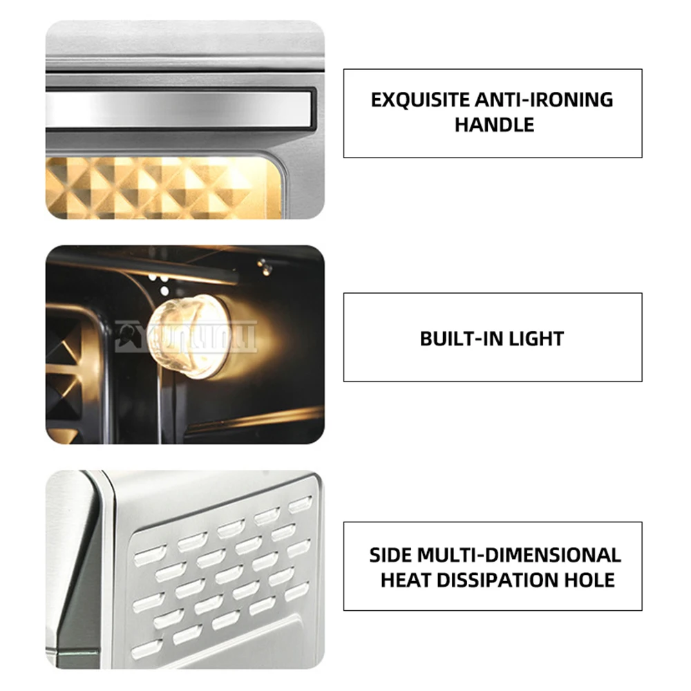 Stainless Steel Oven Household Horno Electrico Para Hornear Kitchen Appliance Oil-free Air Fryer
Stainless Steel Oven Household Horno Electrico Para Hornear Kitchen Appliance Oil-free Air Fryer