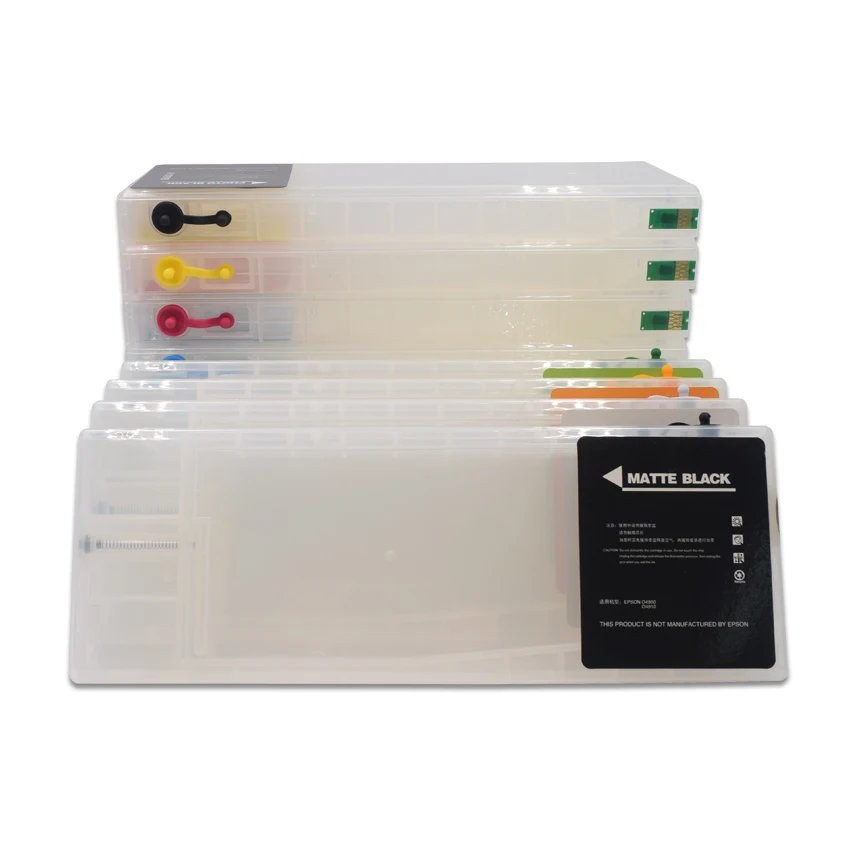 11Colors/Set T6531 T6531-T6539 T653A T653B Empty Refillable Ink Cartridge For Epson Stylus Pro 4900 4910 Printer 300ml/pc
11Colors/Set T6531 T6531-T6539 T653A T653B Empty Refillable Ink Cartridge For Epson Stylus Pro 4900 4910 Printer 300ml/pc