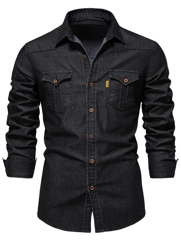 Casual Long Sleeve Men's Shirt Standard Fit Polyester Fabric Daily Wear Pocket Design Chinese Manufacturer Youth Fashion
Casual Long Sleeve Men's Shirt Standard Fit Polyester Fabric Daily Wear Pocket Design Chinese Manufacturer Youth Fashion