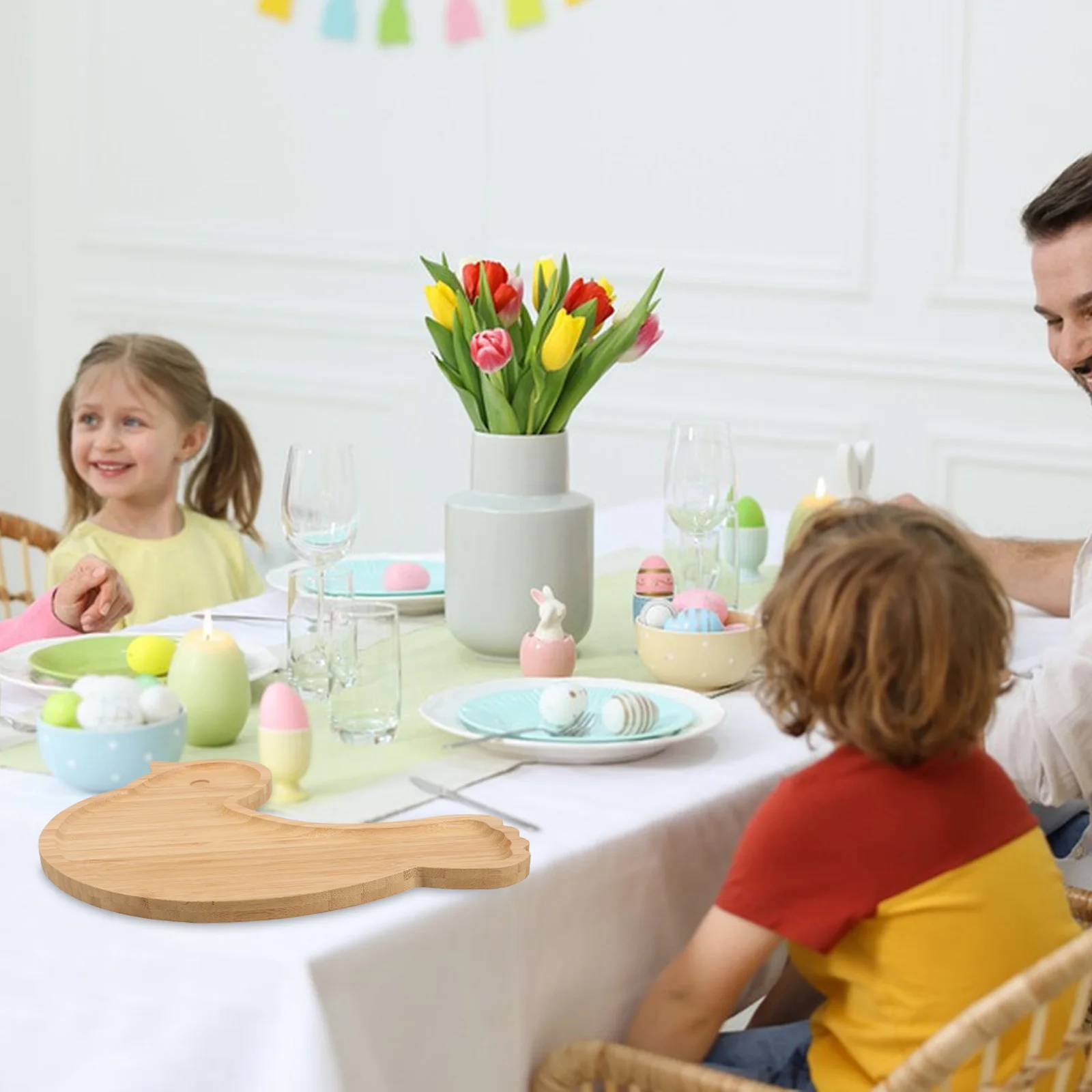 Easter Bird Shaped Bamboo Serving Tray for Party Snacks Food Display and Charcuterie Board Snack Organizer Rustic Holiday
Easter Bird Shaped Bamboo Serving Tray for Party Snacks Food Display and Charcuterie Board Snack Organizer Rustic Holiday