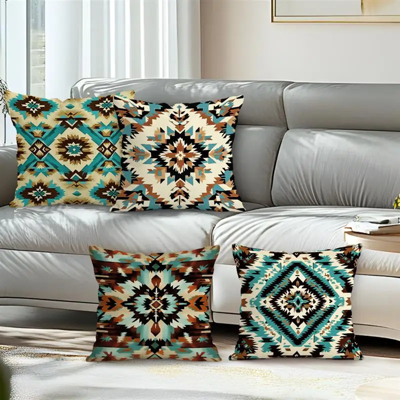 Native American Mexican Style Cushion Pillowcase Printed Polyester 45x45cm Throw Pillow Cover Decorative Sofa Cushion Pillowslip
Native American Mexican Style Cushion Pillowcase Printed Polyester 45x45cm Throw Pillow Cover Decorative Sofa Cushion Pillowslip