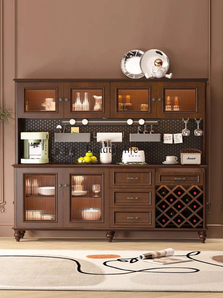 yj7 American-style Solid Wood Sideboard Cabinet Living Room Wall-mounted Integrated Household Multi-functional Storage Cabinet
yj7 American-style Solid Wood Sideboard Cabinet Living Room Wall-mounted Integrated Household Multi-functional Storage Cabinet