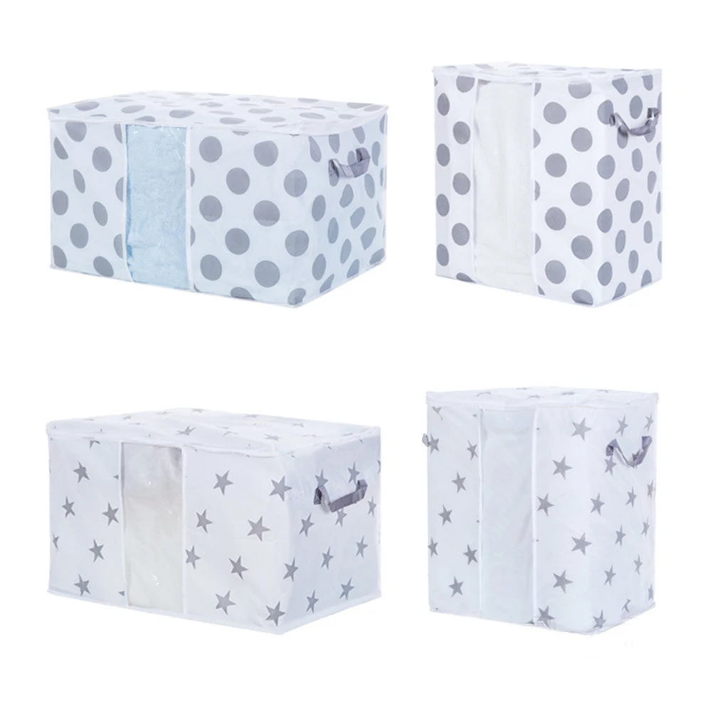 Moisture proof Large Capacity Storage Bags Space Saver Foldable Closet ganizer Non woven Fabric Clothes Blanket Container
Moisture proof Large Capacity Storage Bags Space Saver Foldable Closet ganizer Non woven Fabric Clothes Blanket Container