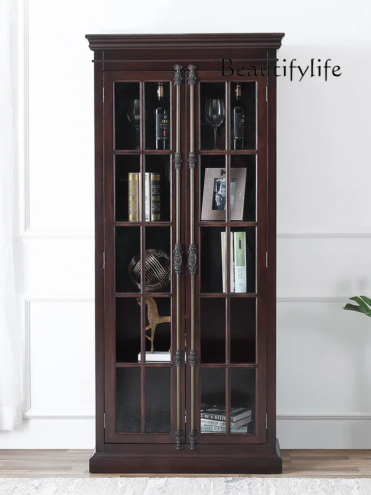 N American Hallway Furniture Storage Bookshelf Glass Display Wine Cabinet Study File Storage Cabinet
N American Hallway Furniture Storage Bookshelf Glass Display Wine Cabinet Study File Storage Cabinet