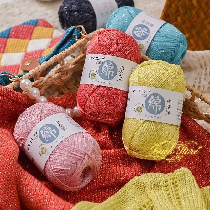 Dopamine Bright Silk Hollow Cotton Thread Hook Bag Special Thread Hand Woven DIY Hook Bag Round Strand Fine Thread Crochet
Dopamine Bright Silk Hollow Cotton Thread Hook Bag Special Thread Hand Woven DIY Hook Bag Round Strand Fine Thread Crochet