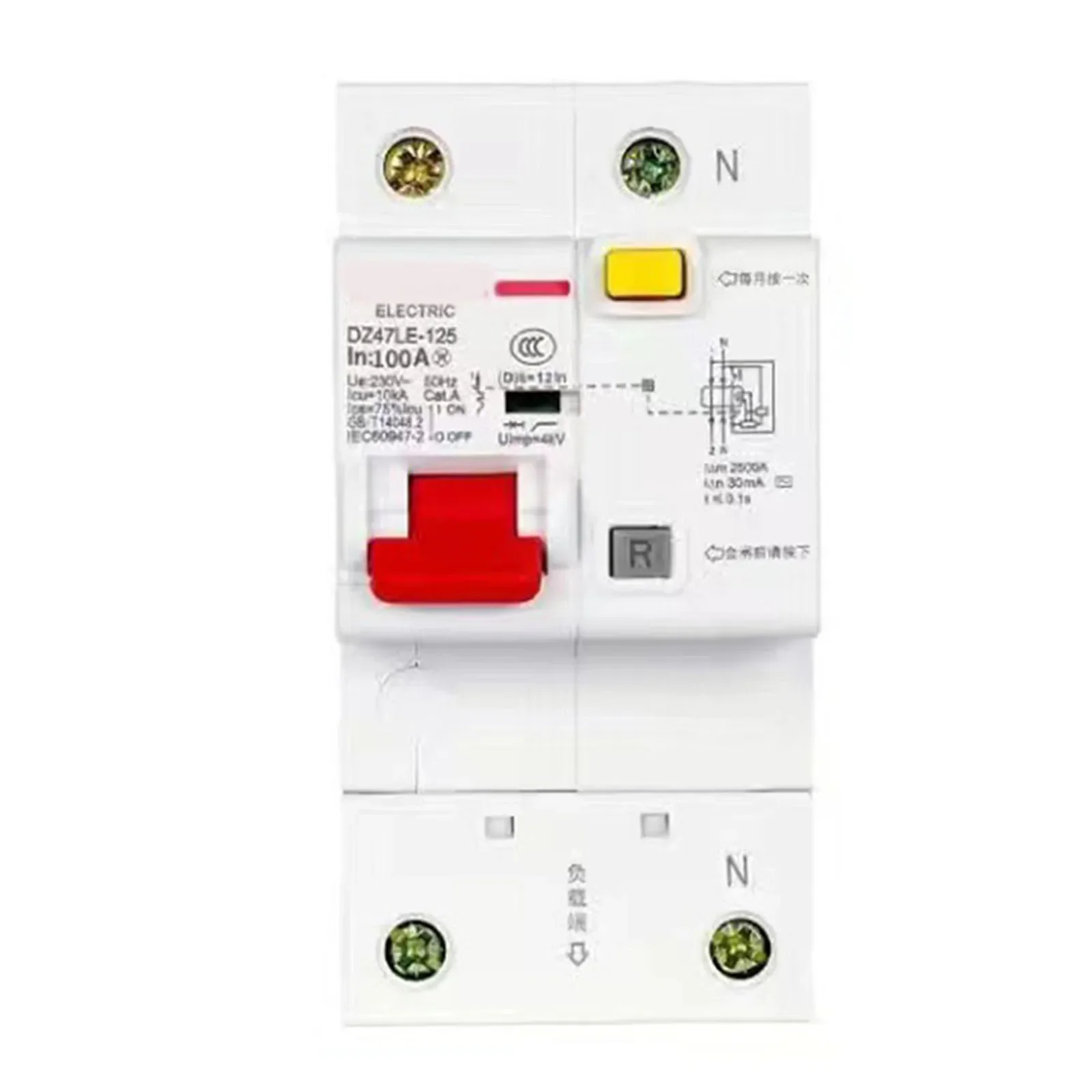 1pc Surge Protector Circuit Breaker Switch For DZ47LE 1P+N Overload Protection Circuit Breaker Leakage Protector 100A
1pc Surge Protector Circuit Breaker Switch For DZ47LE 1P+N Overload Protection Circuit Breaker Leakage Protector 100A