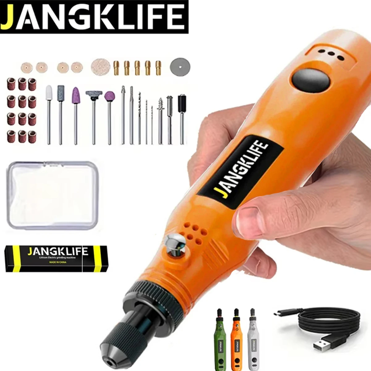 JANGKLIFE USB беспроводной роторный набор инструментов деревообрабатывающая гравировальная ручка DIY для ювелирных изделий металл стекло мини беспроводная дрель
JANGKLIFE USB беспроводной роторный набор инструментов деревообрабатывающая гравировальная ручка DIY для ювелирных изделий металл стекло мини беспроводная дрель