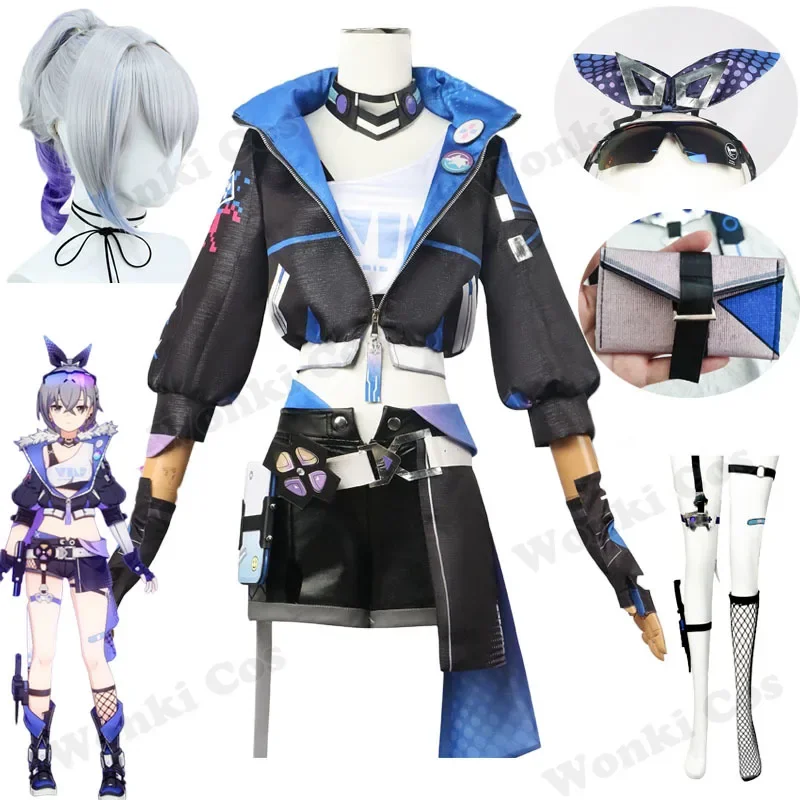 Silver Wolf Cosplay Costume Wig Hair Star Rail Hunter Silver Wolf Cosplay Women Outfits
Silver Wolf Cosplay Costume Wig Hair Star Rail Hunter Silver Wolf Cosplay Women Outfits