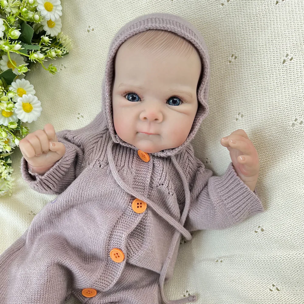 AONPENG 45CM 18inch Reborn Doll, 3D Veined Skin, Cloth Body, Handmade Kids Birthday Gift
AONPENG 45CM 18inch Reborn Doll, 3D Veined Skin, Cloth Body, Handmade Kids Birthday Gift