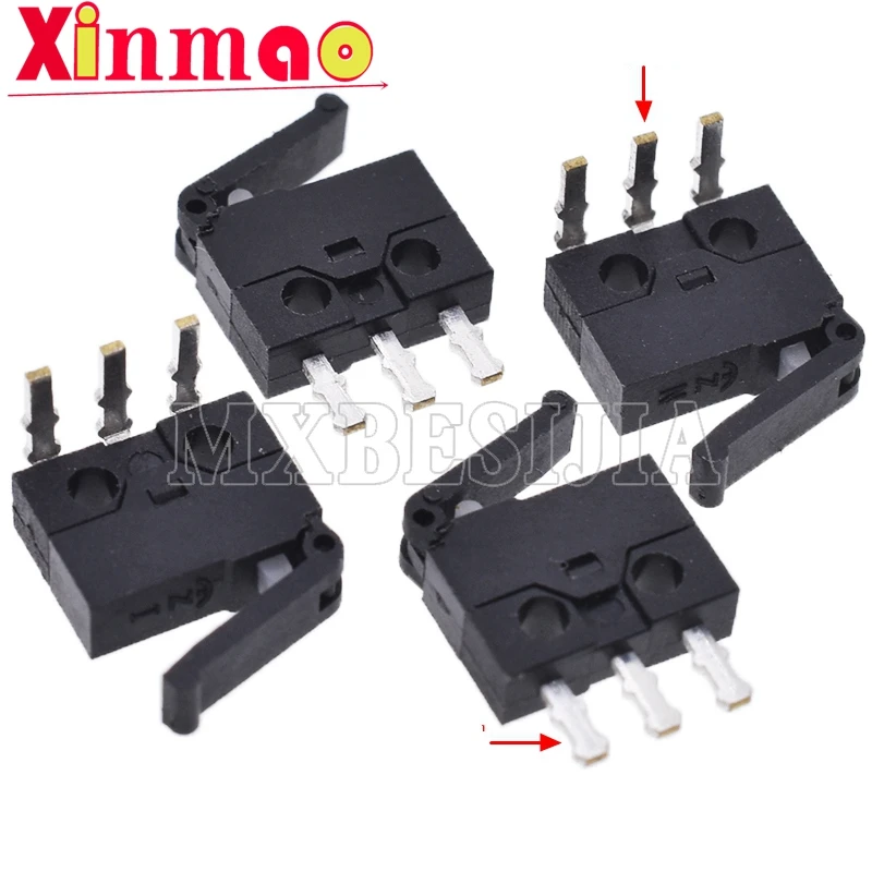 5PCS Micro switch camera switch reset detection travel limit switch micro 3-pin straight/bent foot with handle
5PCS Micro switch camera switch reset detection travel limit switch micro 3-pin straight/bent foot with handle