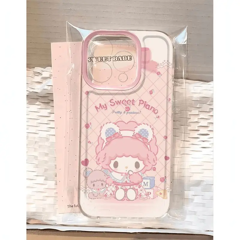 Sweet My Melody Anime Kawaii Sanrio Ins Fashion iphone 16Plus Promax Cute Mobile Phone Case Apple Cover Gifts for Girls
Sweet My Melody Anime Kawaii Sanrio Ins Fashion iphone 16Plus Promax Cute Mobile Phone Case Apple Cover Gifts for Girls