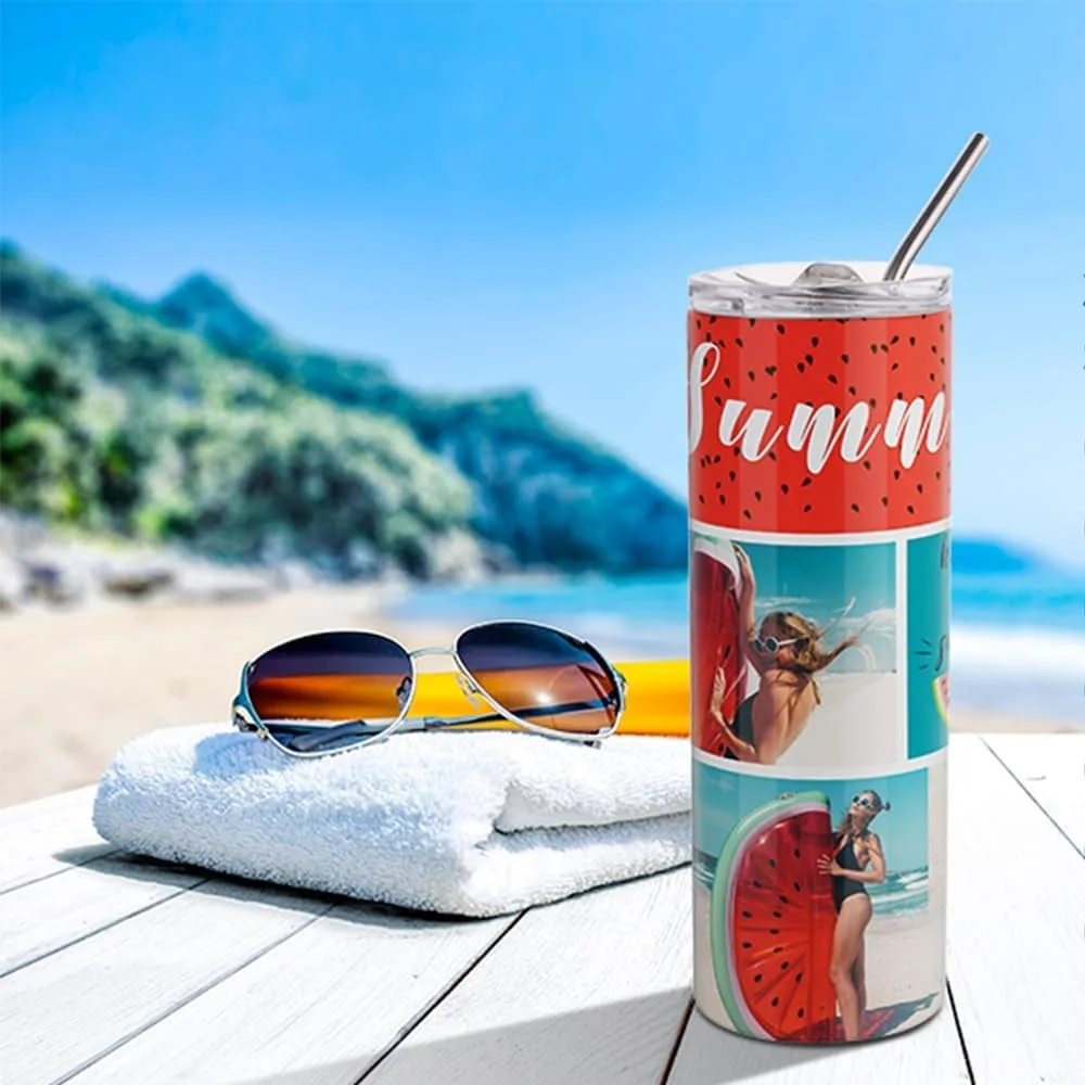 24 Pack Sublimation Tumblers Blanks Skinny 20 OZ White Straight Bulk Stainless Steel Cups with Metal Straw and Lid
24 Pack Sublimation Tumblers Blanks Skinny 20 OZ White Straight Bulk Stainless Steel Cups with Metal Straw and Lid