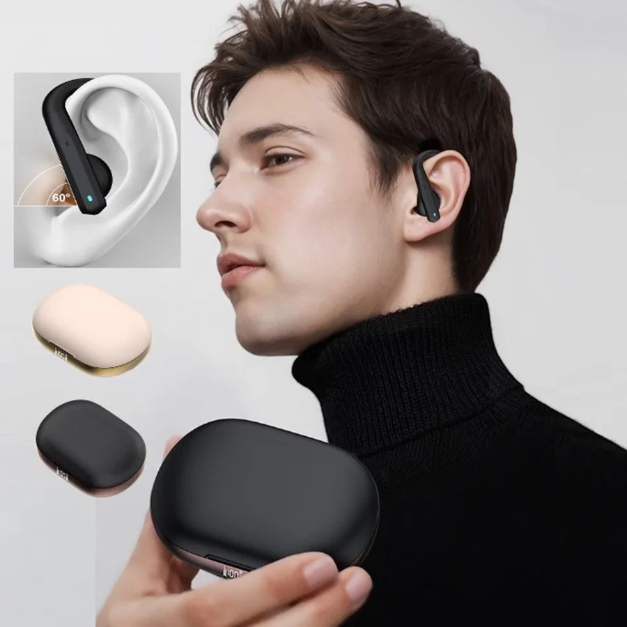 Fashion Open-Ear OWS Earphone Dual Mic ENC Low Latency 8 Hours of Use Charging Box Headphones Earbuds
Fashion Open-Ear OWS Earphone Dual Mic ENC Low Latency 8 Hours of Use Charging Box Headphones Earbuds