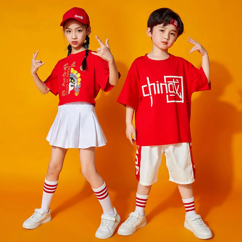 Children's performance clothes hip hop Chinese style performance clothes summer hip-hop suit boys' Cheerleading Girls' trendy
Children's performance clothes hip hop Chinese style performance clothes summer hip-hop suit boys' Cheerleading Girls' trendy