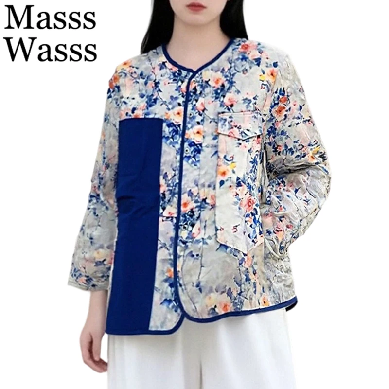 Masss Wasss 2026 Vintage Causal Floral Tops Womens Spring British Fashion Classic Shirts Females Loose Patchwork V Neck Blouses
Masss Wasss 2026 Vintage Causal Floral Tops Womens Spring British Fashion Classic Shirts Females Loose Patchwork V Neck Blouses