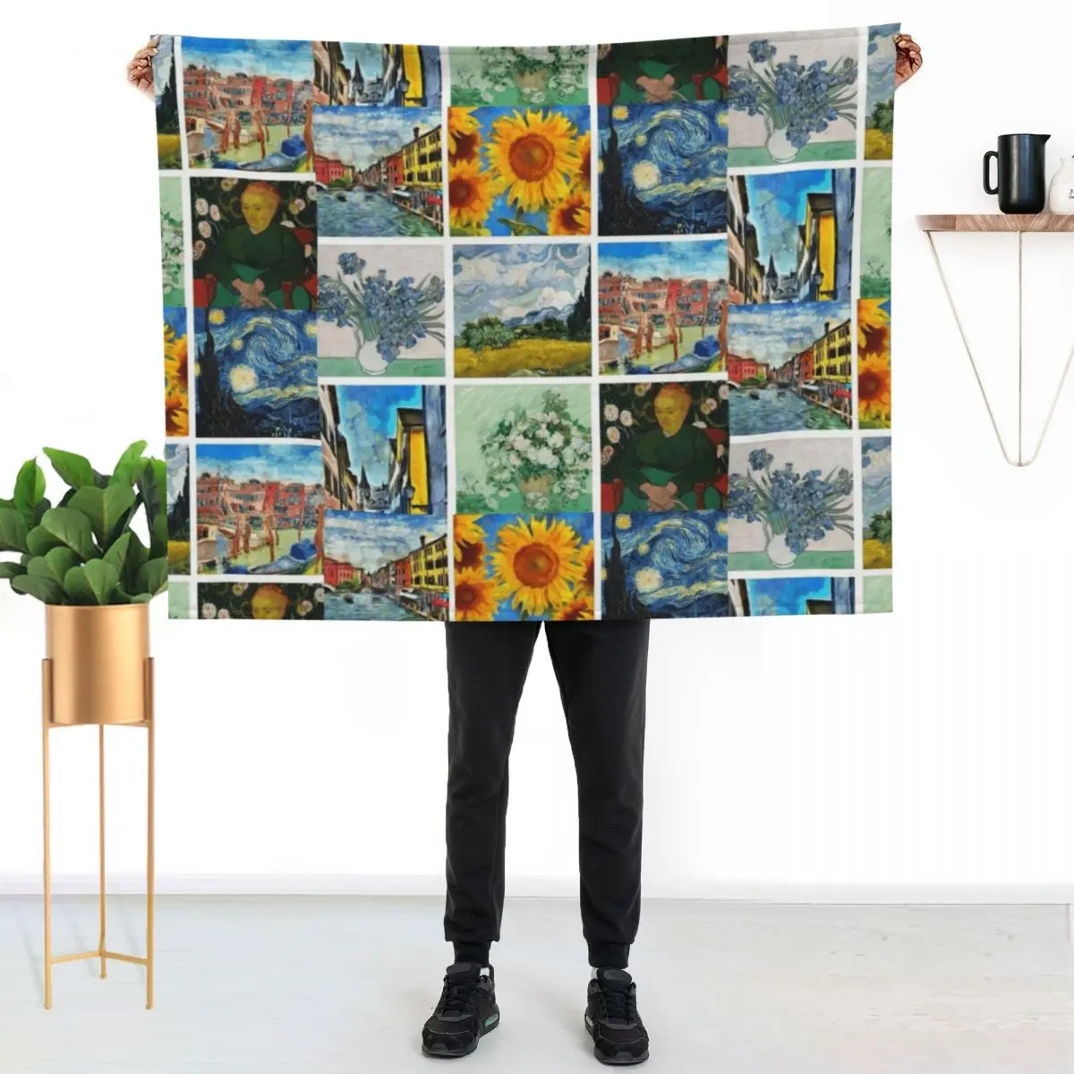 van gogh artwork collage Throw Blanket Compact Warm Blanket for Car Road Trip
van gogh artwork collage Throw Blanket Compact Warm Blanket for Car Road Trip