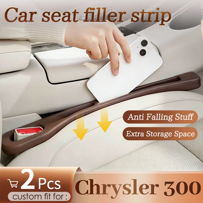 Custom fit for Chrysler 300 Car Seat Gap Stopper, Anti-Leak Anti-Drop with Storage Function, Auto Interior Storage Decor
Custom fit for Chrysler 300 Car Seat Gap Stopper, Anti-Leak Anti-Drop with Storage Function, Auto Interior Storage Decor