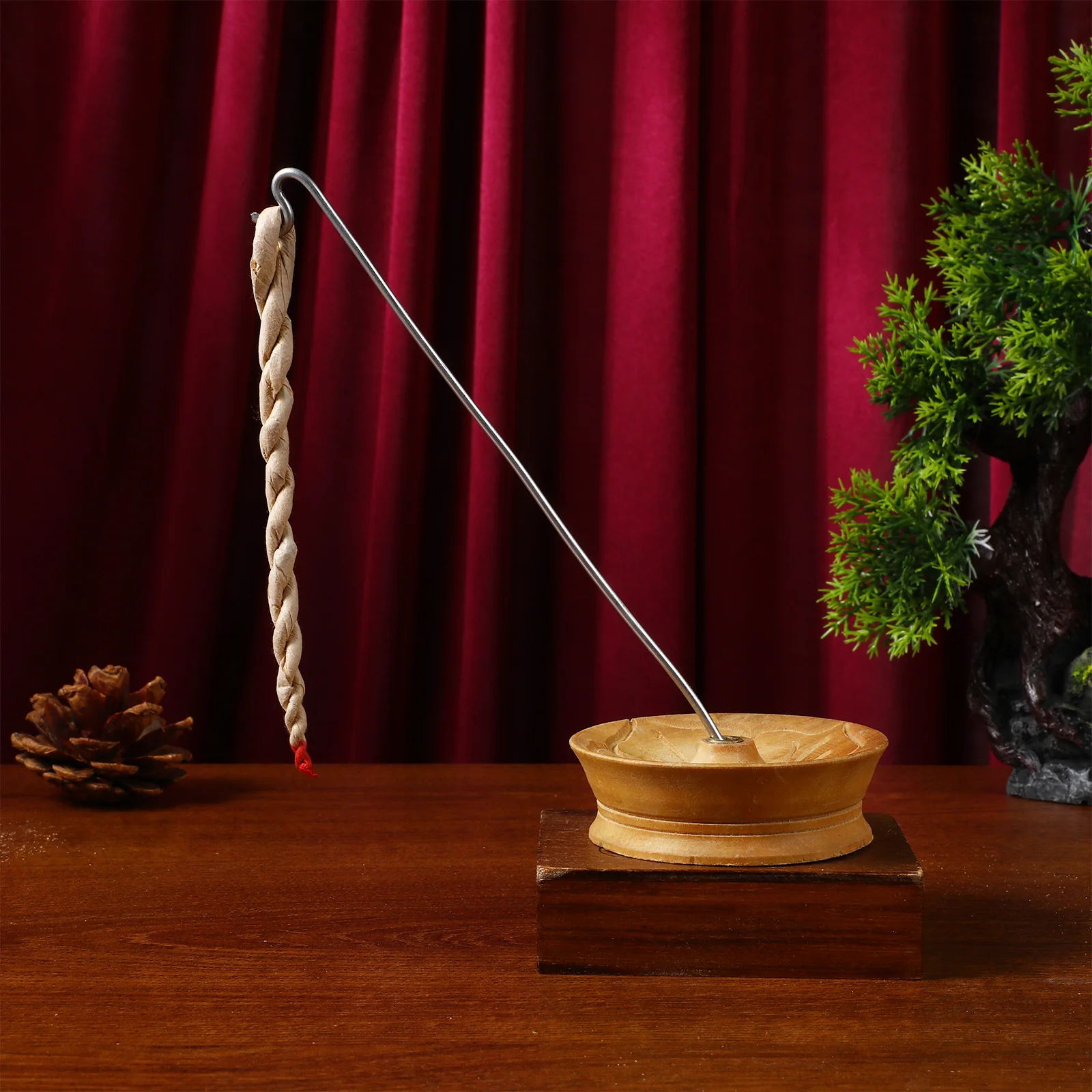 1 set Rope Incense Aromatherapy Plug Base Censer Burner Dropshipping Scented Sticks Fine Workmanship Long Lasting Fragrance Yoga
1 set Rope Incense Aromatherapy Plug Base Censer Burner Dropshipping Scented Sticks Fine Workmanship Long Lasting Fragrance Yoga