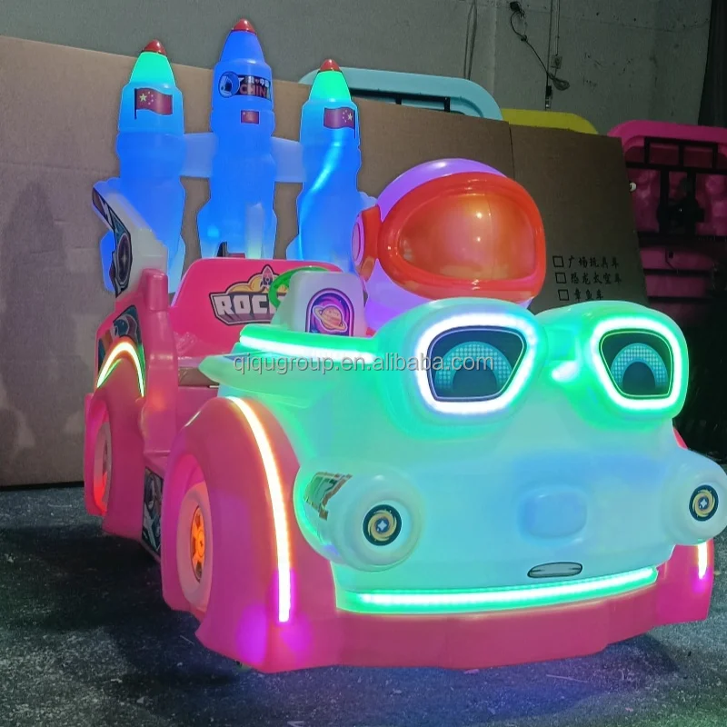 Led Lights Funny Entertainment Rocket Model 4 Wheel 2 Seater Mini Child Electric Car
Led Lights Funny Entertainment Rocket Model 4 Wheel 2 Seater Mini Child Electric Car