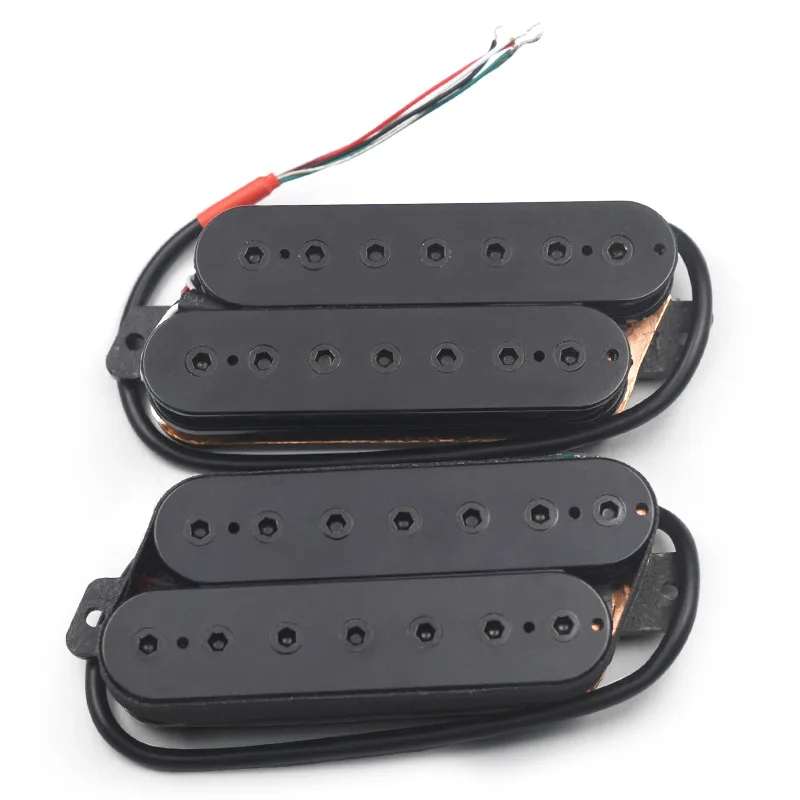1pcs 7-String Guitar Humbucker Pickup 8.8k / 14.2k Output 4-Core Wiring with Coil Split Function Fan‑shaped pickup Guitar Part
1pcs 7-String Guitar Humbucker Pickup 8.8k / 14.2k Output 4-Core Wiring with Coil Split Function Fan‑shaped pickup Guitar Part