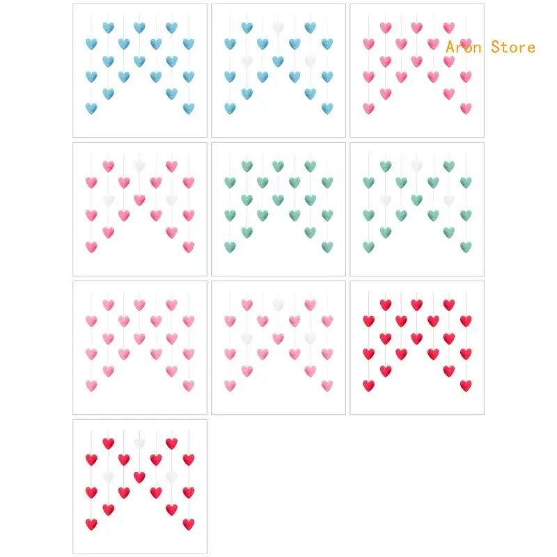 Handmade Door Hanging Decorations Small Door Curtains with Hooks Heart-Shaped Pendants Various Colors Easy Install H3CF
Handmade Door Hanging Decorations Small Door Curtains with Hooks Heart-Shaped Pendants Various Colors Easy Install H3CF