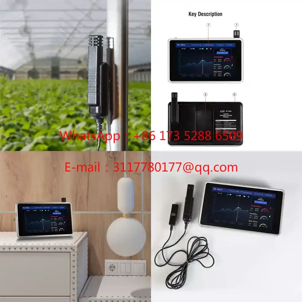 WAP01 HEDAO DT1700H Laboratory Temperature & Humidity Datalogger (-10~80C 10~95%RH) with Software for Graphs Curves
WAP01 HEDAO DT1700H Laboratory Temperature & Humidity Datalogger (-10~80C 10~95%RH) with Software for Graphs Curves