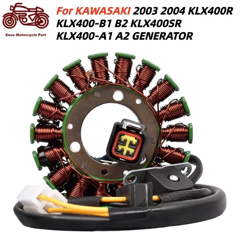 21003-S007 Motorcycle Generator Magneto Stator Coil For KAWASAKI 2003 2004 KLX400R KLX400-B1 B2 KLX400SR KLX400-A1 A2 GENERATOR
21003-S007 Motorcycle Generator Magneto Stator Coil For KAWASAKI 2003 2004 KLX400R KLX400-B1 B2 KLX400SR KLX400-A1 A2 GENERATOR