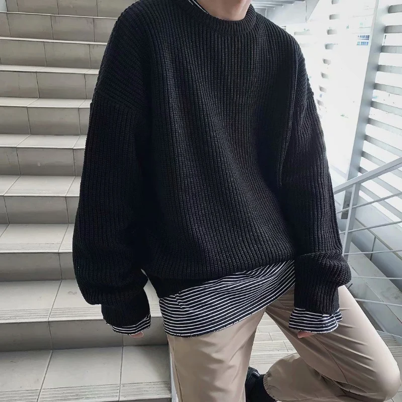 New Style Korean Style in Autumn and Winter Solid Color Versatile Men and Women Loose and Lazy Couple Sweater Knitted Top
New Style Korean Style in Autumn and Winter Solid Color Versatile Men and Women Loose and Lazy Couple Sweater Knitted Top