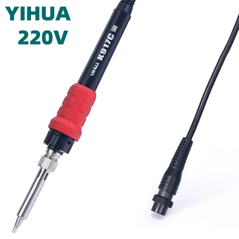 Ручка для пайки Yihua K917C-110W, 220 В, совместимая с паяльной станцией YIHUA 995D+ II/853AAA-I/938BD+II/939D+II
Ручка для пайки Yihua K917C-110W, 220 В, совместимая с паяльной станцией YIHUA 995D+ II/853AAA-I/938BD+II/939D+II