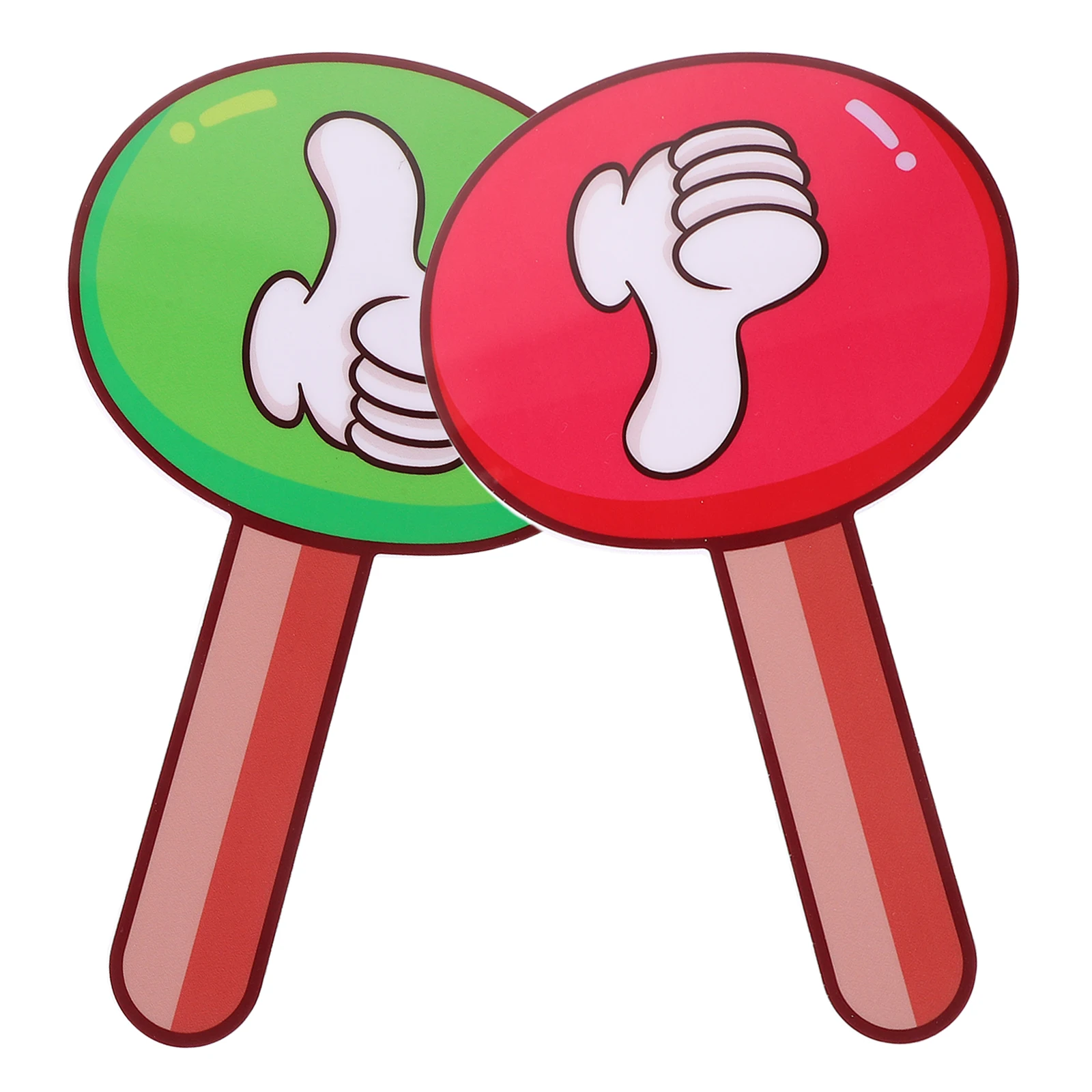2 Pcs Tag-raising Teaching Aids Portable Voting Paddle Classroom Materials Handheld Pvc Paddles Answer Student Board
2 Pcs Tag-raising Teaching Aids Portable Voting Paddle Classroom Materials Handheld Pvc Paddles Answer Student Board