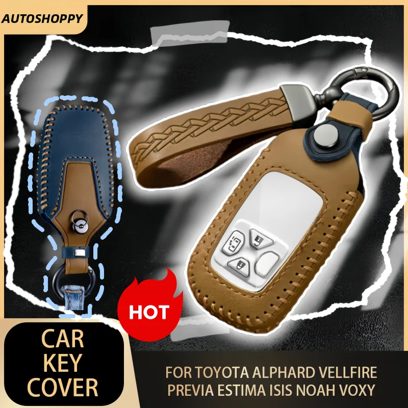 Leather Smart Remote Shell Fob Protector Cover For Toyota Alphard Vellfire Previa Estima Isis Noah Voxy Car Key Case Cover
Leather Smart Remote Shell Fob Protector Cover For Toyota Alphard Vellfire Previa Estima Isis Noah Voxy Car Key Case Cover