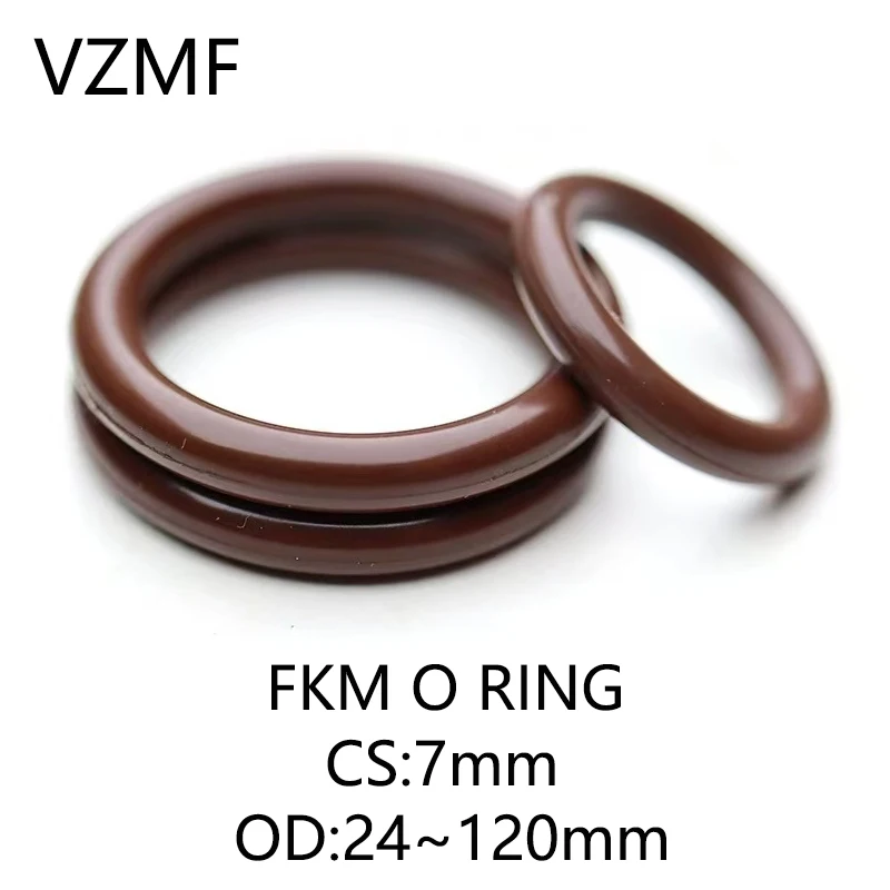 CS 7mm,Brown FKM O Ring Seal,High temperature and Corrosion Resistance ,Fluorine Rubber Outer diameter 24~120mm Wire diameter
CS 7mm,Brown FKM O Ring Seal,High temperature and Corrosion Resistance ,Fluorine Rubber Outer diameter 24~120mm Wire diameter