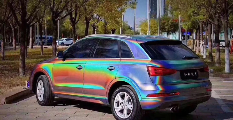 Laser Holographic Glitter Metallic Gloss Flip Psychedelic Grey Vinyl Wrap Roll Car Wrapping Decal Adhesive DIY
Laser Holographic Glitter Metallic Gloss Flip Psychedelic Grey Vinyl Wrap Roll Car Wrapping Decal Adhesive DIY