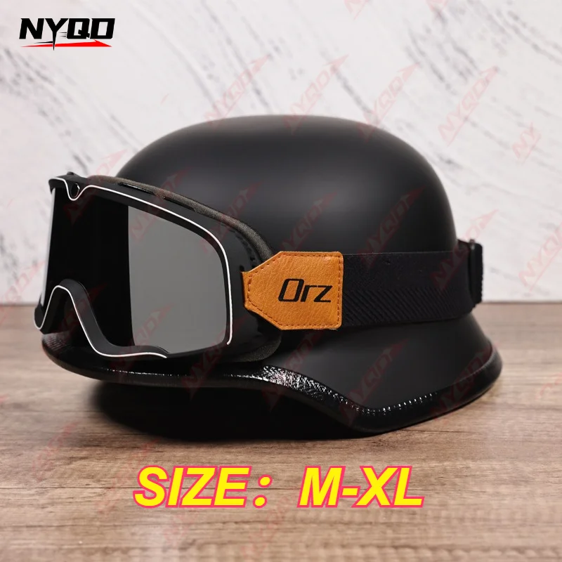 Motorcycle Helmet Retro Half Helmet Unisex 3C Certified Lightweight Breathable Cruiser Scooter Riding Protective Cap
Motorcycle Helmet Retro Half Helmet Unisex 3C Certified Lightweight Breathable Cruiser Scooter Riding Protective Cap
